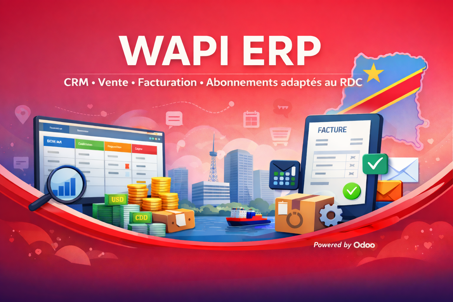 WAPI ERP — Interface de gestion int&eacute;gr&eacute;e